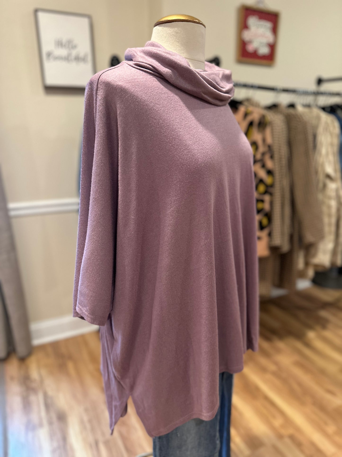 Pixi & Ivy Poncho Top in Orchid