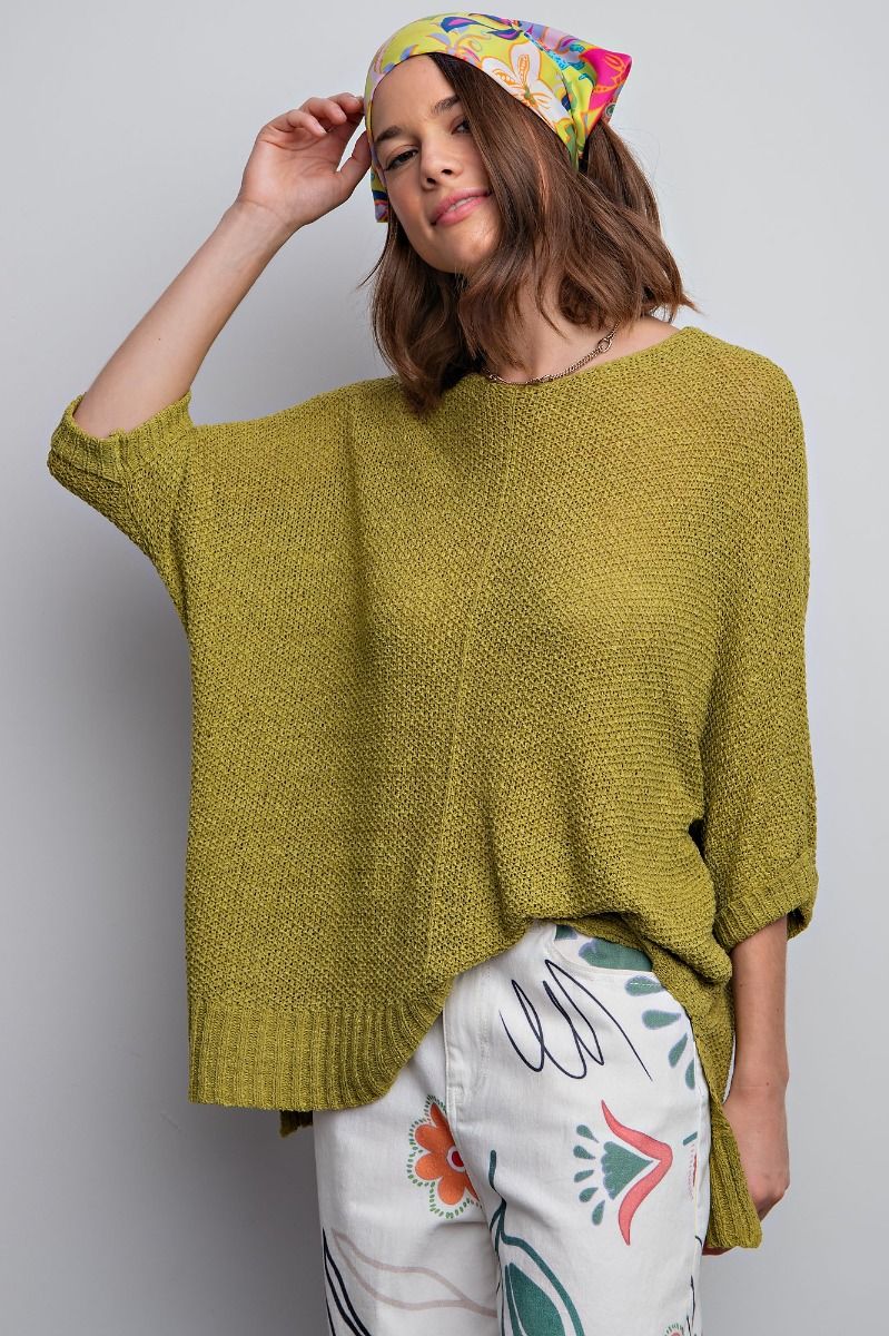 It's a Breeeze Sweater in Green Tea