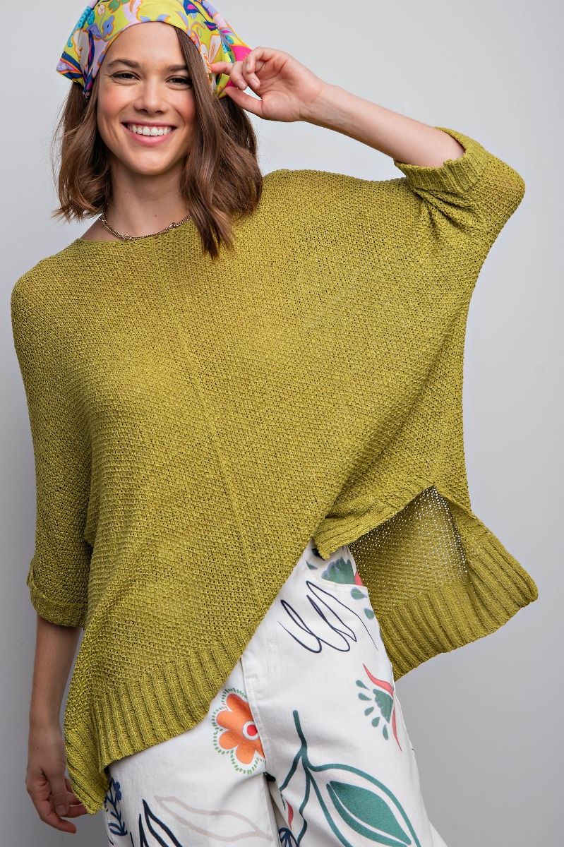 It's a Breeeze Sweater in Green Tea